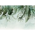 thumbnail image 2 of Botanical Wallpaper Wall Mural - Green Jungle Story, 2 of 5