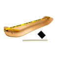 thumbnail image 2 of Almencla Wooden Balance Board with Rope, Stability Slackline Portable Balance Training Board for Core Workout Standing Style A, 2 of 8