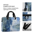 thumbnail image 4 of FORMRS 16" Laptop Bag Carrying Sleeve Case with Handle Travel Shoulder Briefcase, Plants and River, 4 of 8