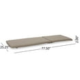 thumbnail image 4 of GDF Studio Crested Bay Outdoor Water Resistant Fabric Chaise Lounge Cushion, Khaki, 4 of 10
