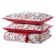 thumbnail image 4 of Mudd Haley 2 Piece Twin Reversible Microfiber Quilt Set, Pink Paisley, 4 of 5