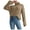 Khaki, variant on Vedolay Cute Sweaters Women's 2023 Long Sleeve Neck Oversized Pullover Sweater Knit Tops,White M
