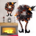 thumbnail image 2 of Maojin Decoración de Halloween Decoraciones de Halloween Corona de Halloween Guirnalda colgante para puerta Decoración de casa encantada Colgante con iluminación(Buy 2 Get 1 Free), 2 of 8
