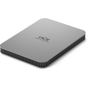 LaCie 2TB USB 3.2 Gen 1 Type-C Mobile Drive, Moon Silver