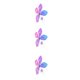 thumbnail image 4 of flores 3d para pared tornasol 12 piezas, 4 of 6