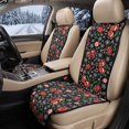thumbnail image 2 of Chririnla Non-Slip Car Seat Cover for Vans, Quilted Breathable Fabric Machine Washable Car Front Seat Covers, Christmas Cherry Peppermint Pattern, 2 of 7