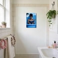 thumbnail image 3 of ZHONGYUTONG Black Women Bathroom Canvas Wall Art African American Bathroom Picture Prints Black Girl Reading Poster Minimalist Paintings Wall Decor for Toilet Restroom (16.00" x 24.00"), 3 of 5
