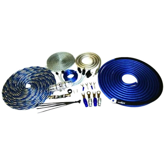 Massive Audio AK4 4 AWG Car Audio Power Amplifier Installation Wiring Kit