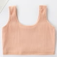 thumbnail image 2 of Ketyyh-chn99 Bras for Teen Girls Training Bra Stretch Cotton Crop Bralette for Teen Girls Orange,L, 2 of 4