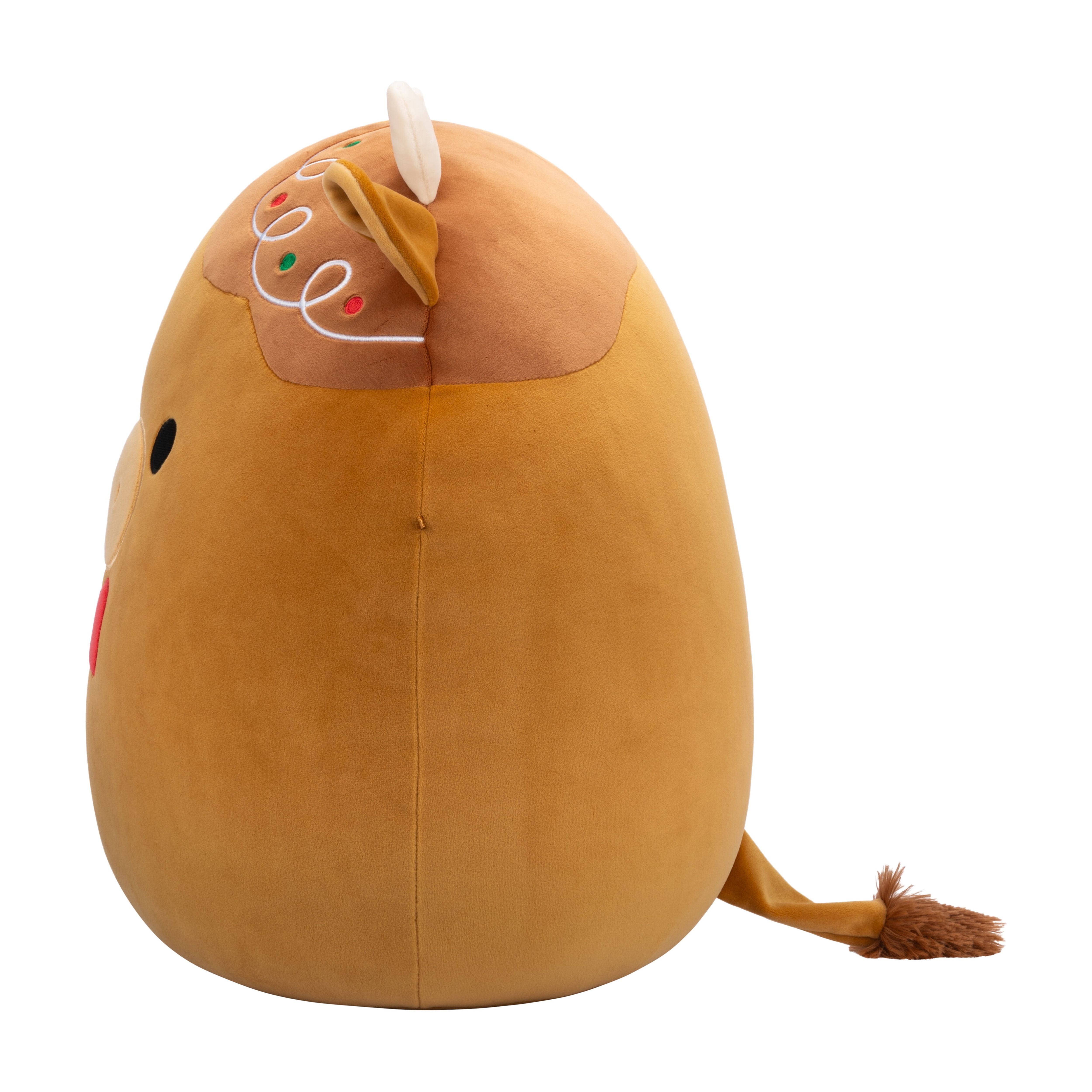 Squishmallows Official 12 inch Jericho the Gingerbread Cow - Child's Ultra Soft Stuffed Plush Toy