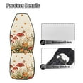 thumbnail image 5 of Yuyamidu Aesthetic Mushroom Car Seat Cover Full Set Waterproof Auto Front Seat Covers Sunflowers Vehicle Bucket Seat Pad, Car Interior Accessories, Fit Most Vehicle, Sedan, 5 of 7