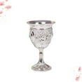thumbnail image 4 of Zoyueyie Shot Glass Metal Goblet Vintage Egyptian Shot Glass Goblet Cocktail Glass For Home Bar Wedding Party Supplies Silver, 4 of 10