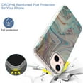 thumbnail image 4 of Compatible for iPhone 13 Case,Marble Pattern IMD Shockproof Rubber Rugged Soft TPU Silicone Drop Protective Women Girl Ultra Slim Cover.For iPhone 13,E, 4 of 6