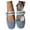 Blue, variant on Women's Ballet Flats Slip On Suede Loafers Comfort Work Shoes