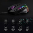 thumbnail image 3 of Redragon M612 Predator RGB Gaming Mouse, 8000 DPI Wired Optical Gamer Mouse with 11 Programmable Buttons & 5 Backlit Modes, Software Supports DIY Keybinds Rapid Fire Button, 3 of 9