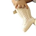 thumbnail image 3 of Baby Girl Over Calf Knee High Knitting Stockings Non-Slip Socks, 3 of 6