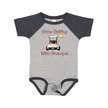 

Inktastic Gone Golfing with Grandpa Gift Baby Boy Bodysuit