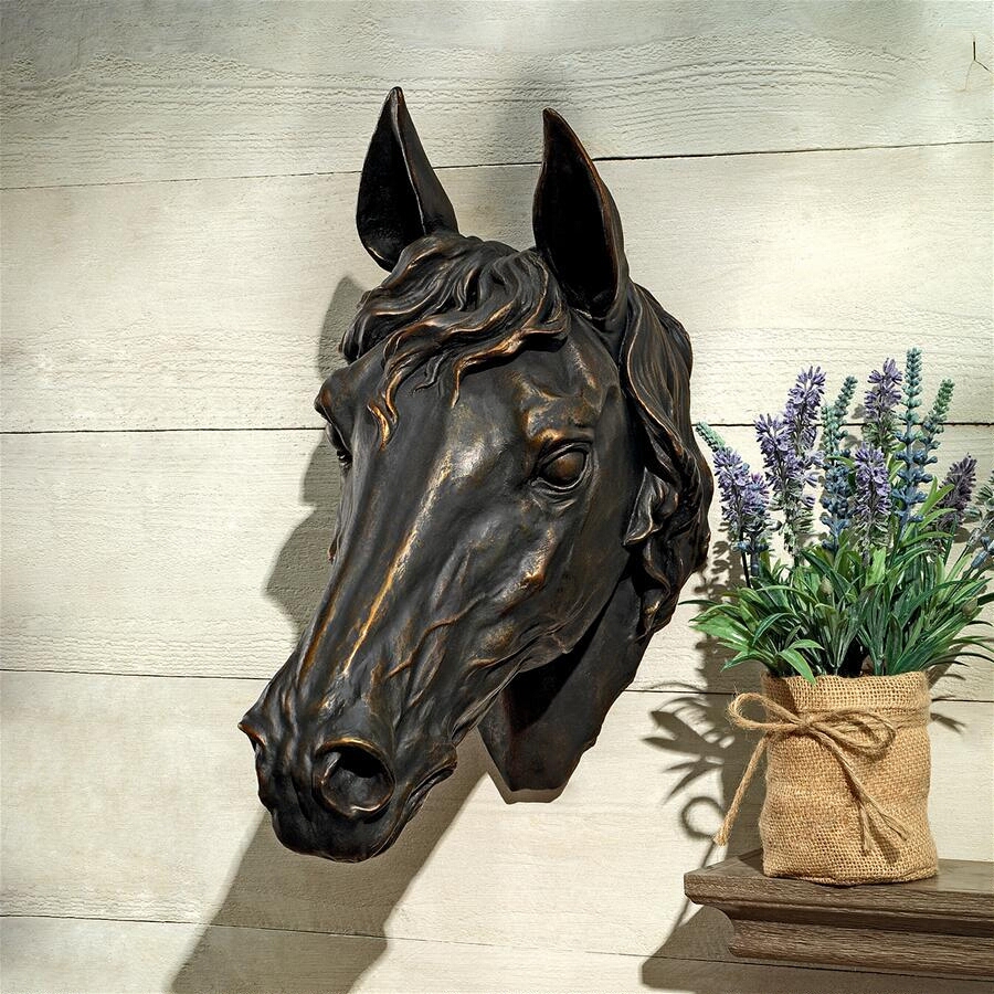 resin horse sculpture