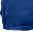 thumbnail image 2 of ELEGANI Microfleece Throw 50” x 60” - Royal Blue Ultra Plush Microfiber Polyester Fleece Throw, 2 of 2