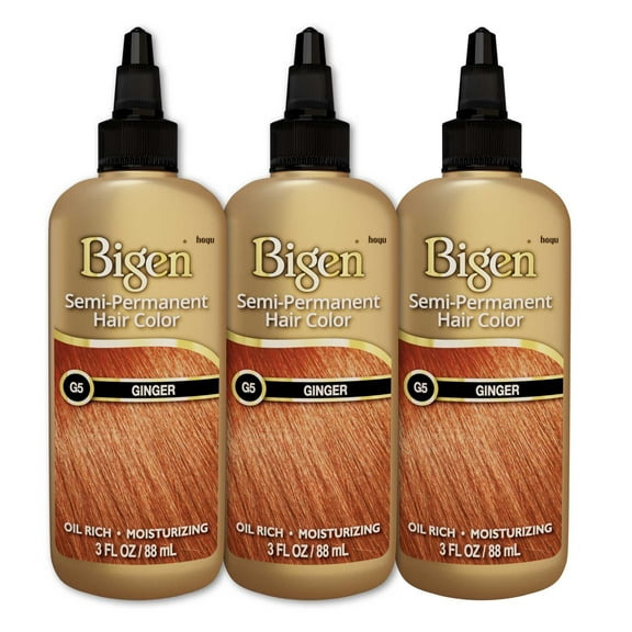 Bigen Semi-Permanent Hair Color G5 Ginger 3-Pack