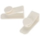 thumbnail image 4 of Gancho grueso para colgar en la puerta, estante perforado libre, herramienta para colgar objetos, color blanco, 2 uds., 4 of 14