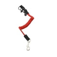 thumbnail image 2 of Greeniant Accesorio de fijación de cuerda de remo de canoa, palas simples antipérdida, cuerdas de resorte, accesorios de fijación flexibles, herramienta Deportes acuáticos Rojo Greeniant OD019461-02, 2 of 6