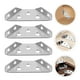 thumbnail image 2 of 10 Uds. Conector de esquina de muebles de acero inoxidable, soporte de esquina para estantes, 2 of 5