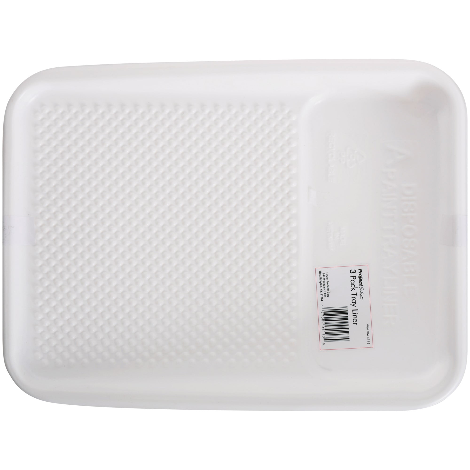 Linzer Project Select Plastic Paint Tray Liner, 3 Pack