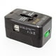 thumbnail image 5 of Adaptador de viaje Miami CarryOn Plastic con 2 puertos USB negro, 5 of 6