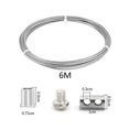 TUMALL Stainless Steel Wire Rope Picture Frame Rope Cable Kits for