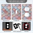 thumbnail image 3 of Yayeee Toggle Light Switch Wall Plate 1-Gang 4.5"x2.7" Home Decorative Outlet Cover, Art Pattern, 3 of 7