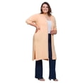 thumbnail image 2 of Plus Size Open Front Knee Length Cardigan, 2 of 11