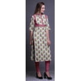 thumbnail image 3 of Bimba Robe Kurti Longue Indienne Imprimée, Tunique Droite, Robes pour Femmes, 3 of 5