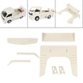 thumbnail image 4 of Conjunto de visera de ala trasera y deflector de viento para decoración de coche modelo WPL D12 1/10 Blanco, 4 of 9