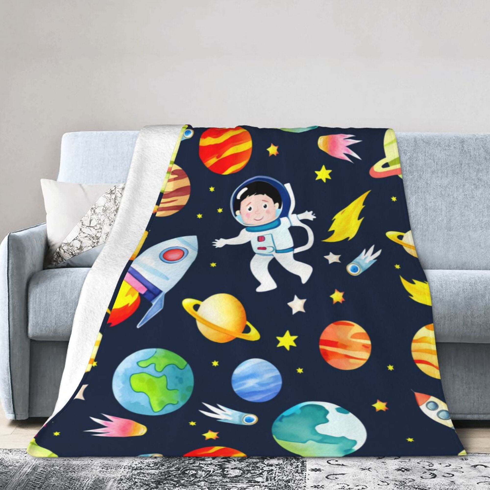 DouZhe Ultra-Soft Micro Fleece Lightweight Flannel Bed Blanket