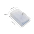 thumbnail image 2 of AURARMLET Petit Album Photo PVC Blanc 1Ensemble pour Protection en Voyage, 2 of 6