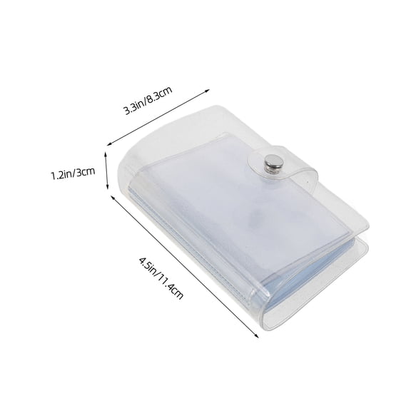 White Card Holder Album Book with Adhesive Pages for Greeting Cards, Photos Storage Organizer, and Portable