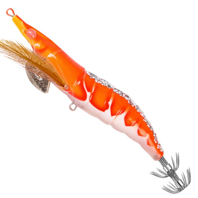 Anzuelos Calamar Luminosos Con Cebo Pulpo Artificial Cuentas Anillo para Pesca Nocturna