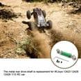 thumbnail image 3 of VONKY Rear Drive Shaft 1:12 Crawler Part Replacement for Wltoys 12423 12428 12429 Green 1Set, 3 of 6