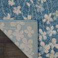 thumbnail image 6 of Desert Fields Contemporary Floral Turquoise 2' x 4' Area Rug, (2' x 4'), 6 of 7