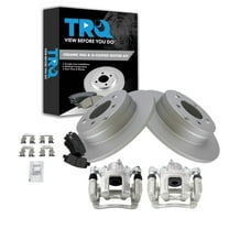 TRQ Rear Brake Calipers Ceramic Pads & Rotors Fits 11-15 Sonata 12-15 Optima BKA26541 Fits select: 2011-2014 HYUNDAI SONATA, 2014-2015 KIA OPTIMA LX