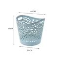 thumbnail image 4 of Cesto para ropa sucia con doble asa, resistente y cómodo, con capacidad para 3 cargas y totalmente ventilado, con capacidad para 2 bushels, 4 of 4