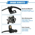 thumbnail image 3 of ABS Wheel Speed Sensor for Kia Optima 2012-2016 2.0L 2.4L Front Left Driver Side No.59810-4C000, 3 of 6