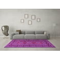 thumbnail image 3 of Ahgly Company Indoor Rectangle Persian Purple Traditional Area Rugs, 6' x 9', 3 of 4