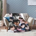 thumbnail image 5 of Blanket Jungkook Soft and Comfortable Wool Fleece Throw Blankets Gift for Home Decoration Sofa Office car Camping Yoga Travel Home Decoration Cozy Plush Beach, 5 of 6