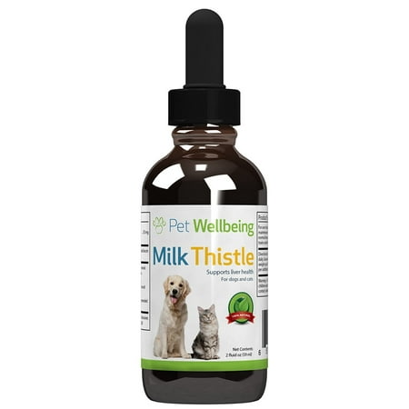 Pet Wellbeing Glycerin based Alcohol Free Milk Thistle for Dog Liver