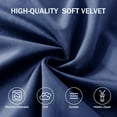 thumbnail image 3 of VIREO 6FT Bean Bag Chairs for Adults Memory Foam Filler Bean bag Chair with Removable and Washable Flannel Cover, Chairs for Living Room, Blue, 3 of 9