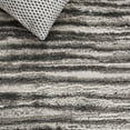thumbnail image 6 of SAFAVIEH Seattle Pavel Abstract Shag Area Rug, Ivory/Grey, 4' x 6', 6 of 10