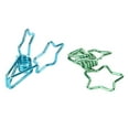 thumbnail image 4 of Small Binder Clips, 100pcs Star Binder Clips Blue Green  For Account, 4 of 8