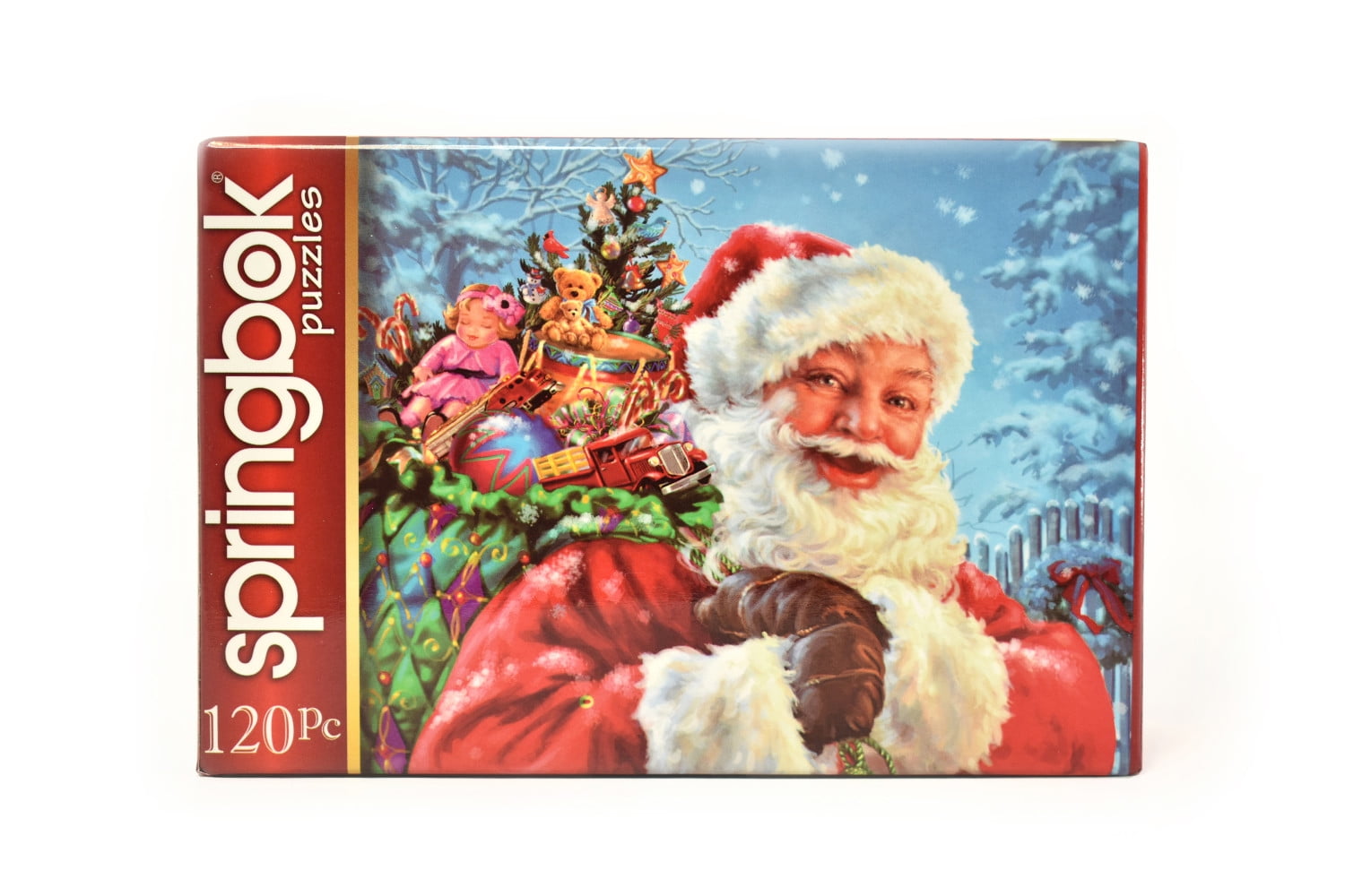 Springbok's 120 Piece Jigsaw Puzzle Santa's Magic Bag - Walmart.com